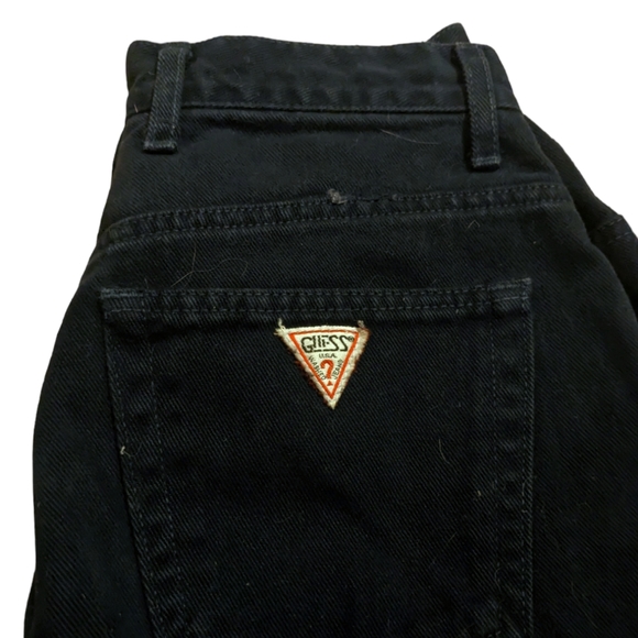 Vintage Guess Navy High Rise Tapered Ankle Jeans - 29 - Picture 12 of 12